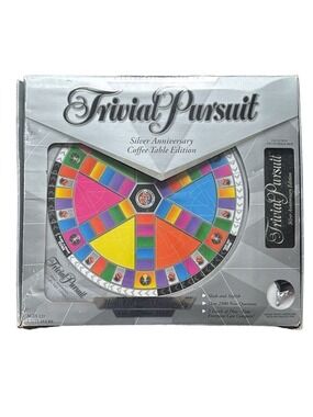 Trivial Pursuit Silver Anniversary Coffee Table Edition by Parker Brothers NEW